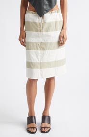 Paloma Wool Zurriola Stripe Crystal Embellished Skirt