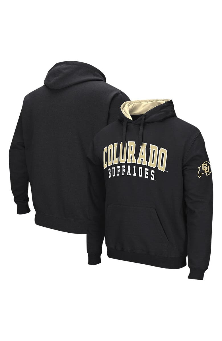 COLOSSEUM Men's Colosseum Black Colorado Buffaloes Double Arch Pullover Hoodie, Main, color, Black