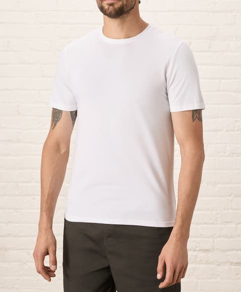 Luxe Essential Slim Fit Crewneck Tee Made With Organic Cotton