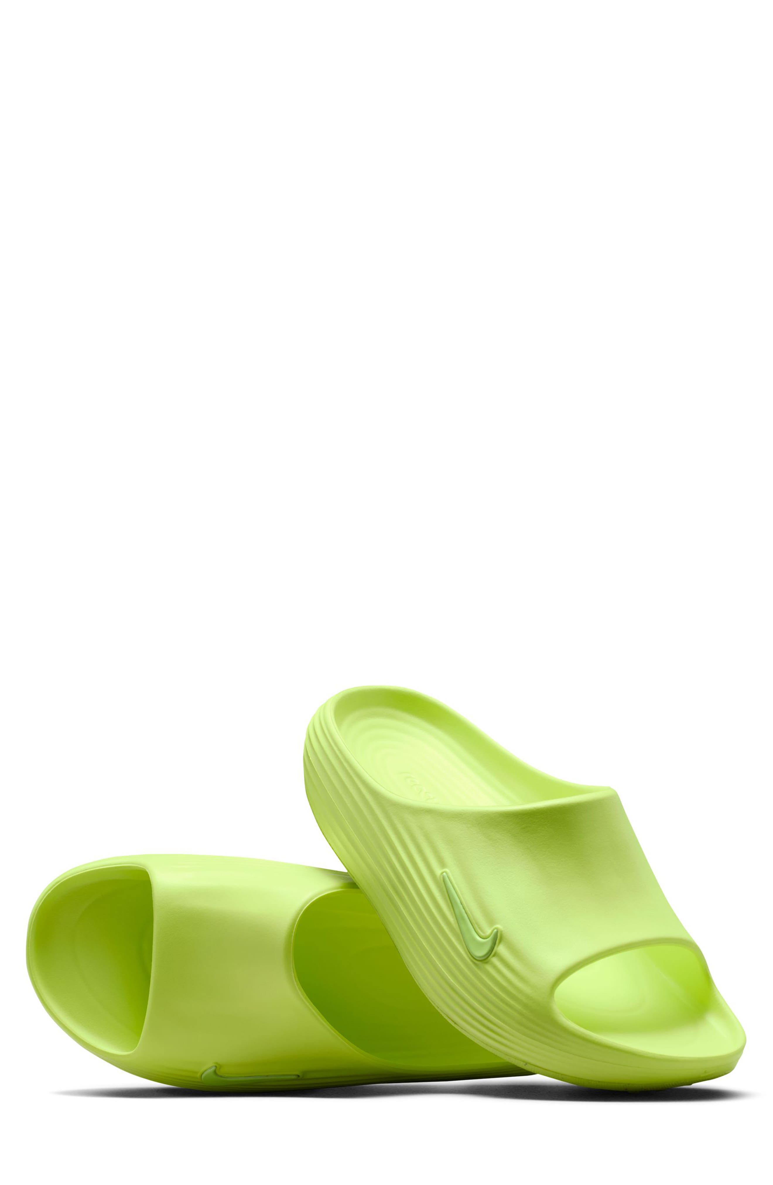 Nike ReactX Rejuven8 Slide, Alternate, color, Volt Ice/ Volt Ice