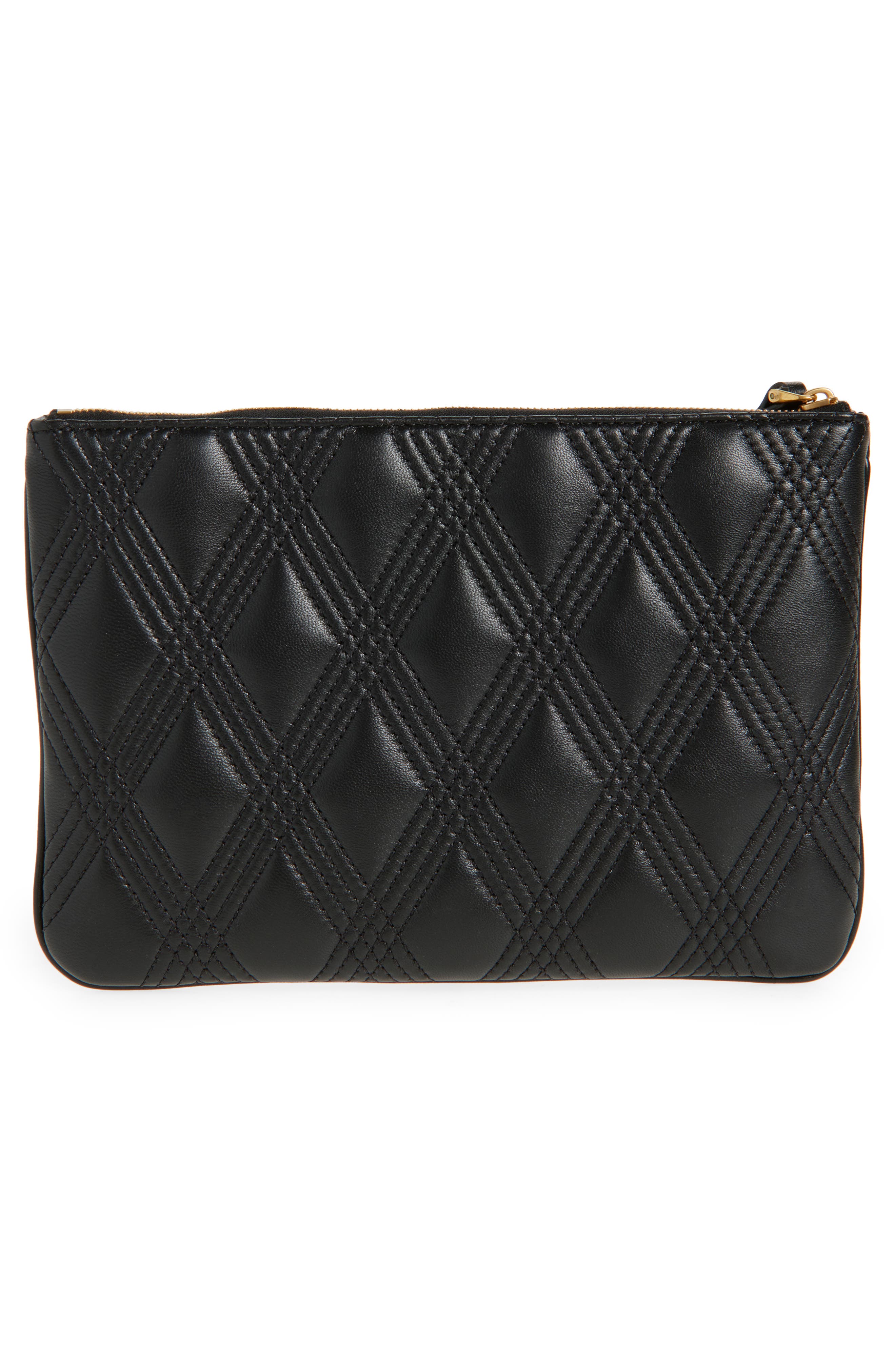 Valentino Garavani Medium Quiltie 67 Quilted Leather Pouch, Alternate, color, 