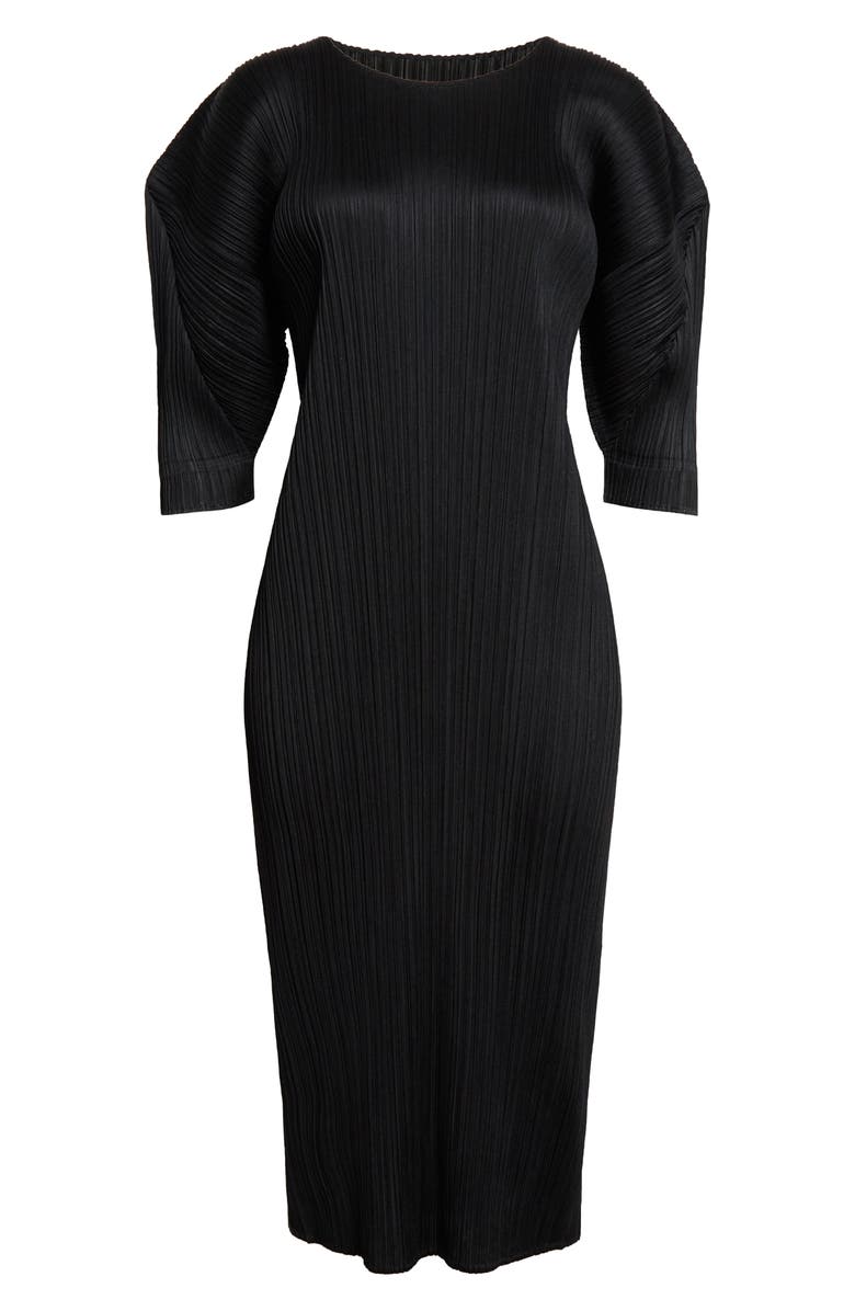 Pleats Please Issey Miyake Monthly Colors July Pleated Midi Dress, Alternate, color, 