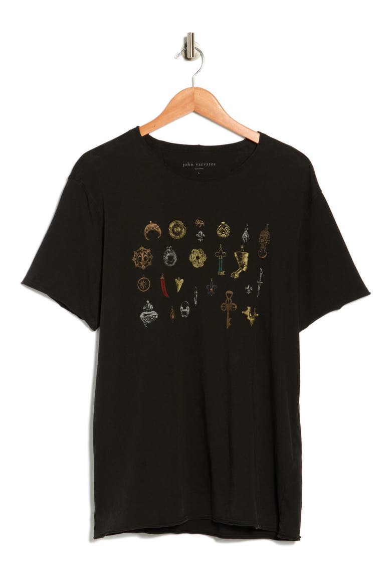 Pendants Organic Cotton Graphic T-Shirt, Alternate, color, BLACK