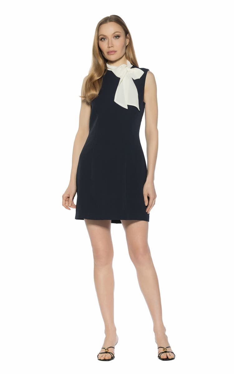 Alexia Admor Cassian Bow Sheath Dress, Alternate, color, 