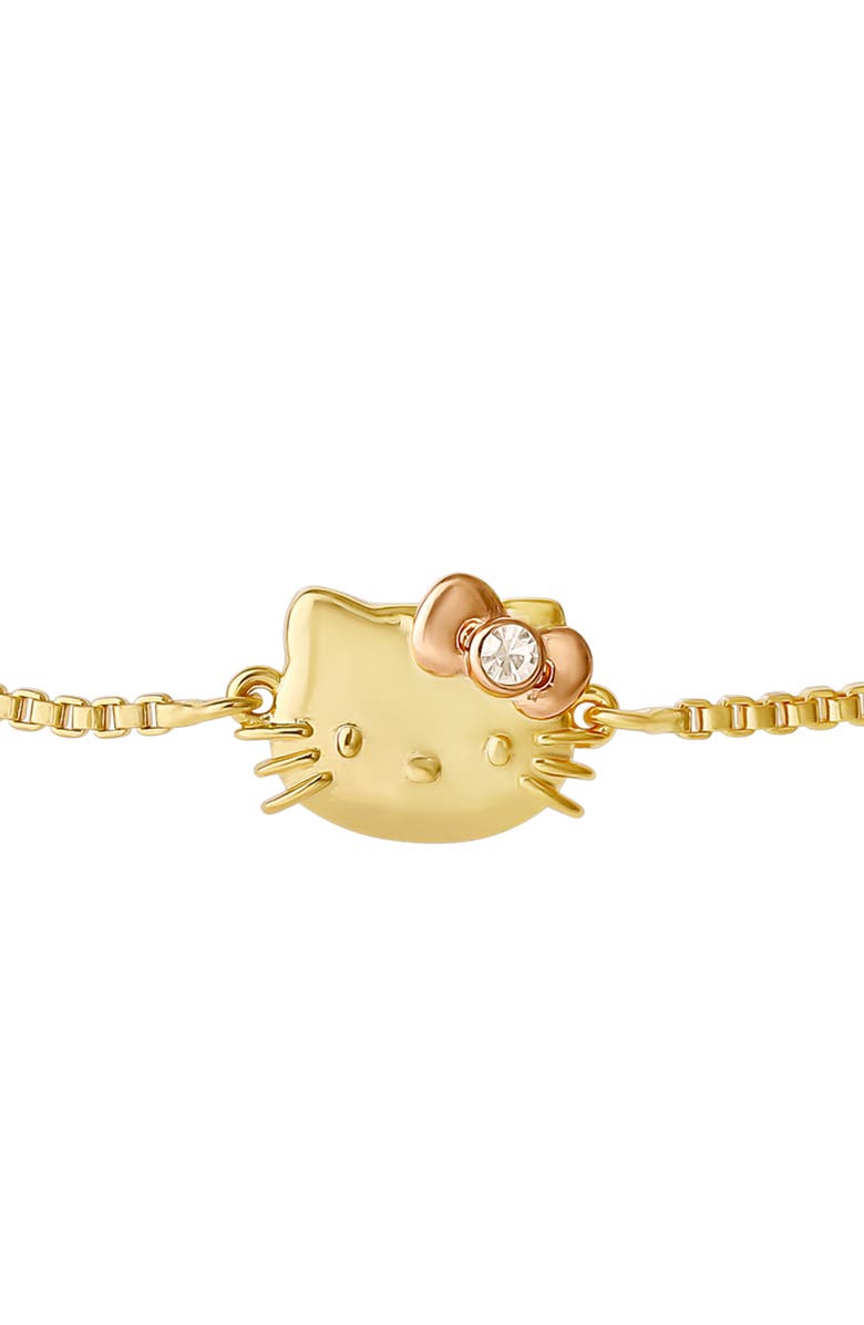 Hello Kitty Pink Heart Adjustable Lariat Bracelet, Alternate, color, 