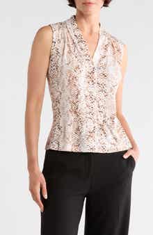 Calvin Klein Python Print V-Neck Camisole