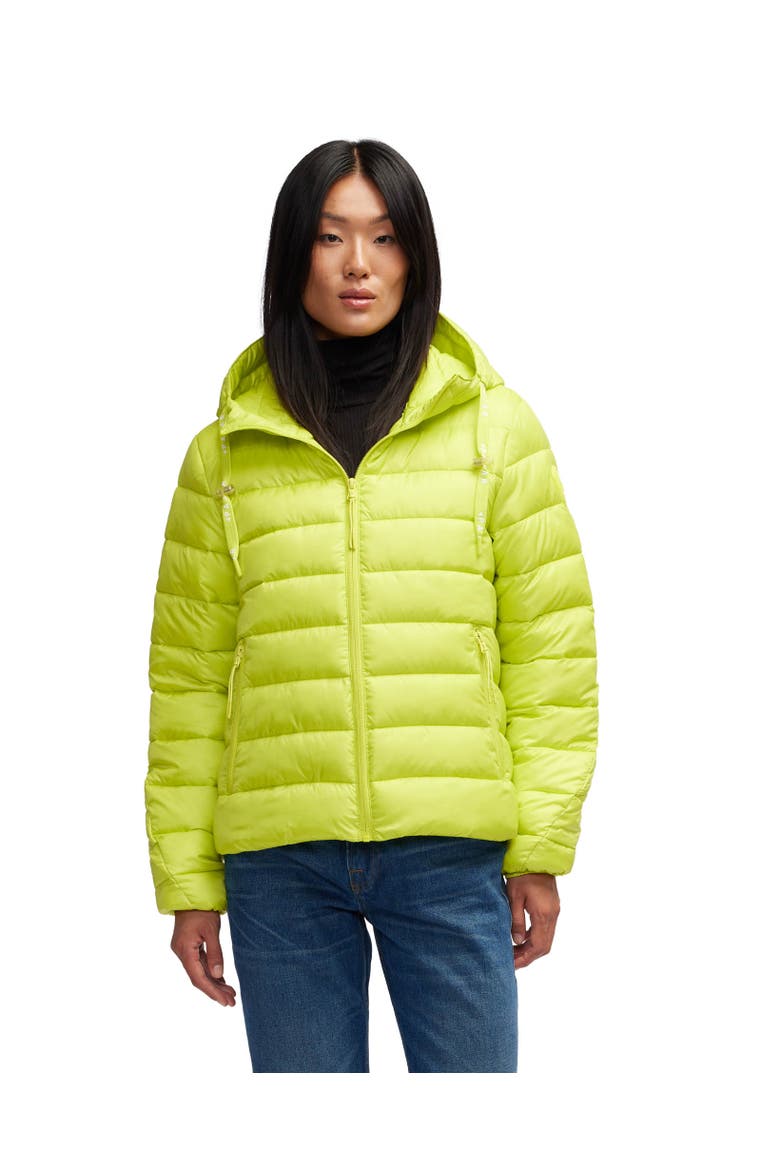 Women's Kateri Light Weight Boxy Puffer, Main, color, Neo Green
