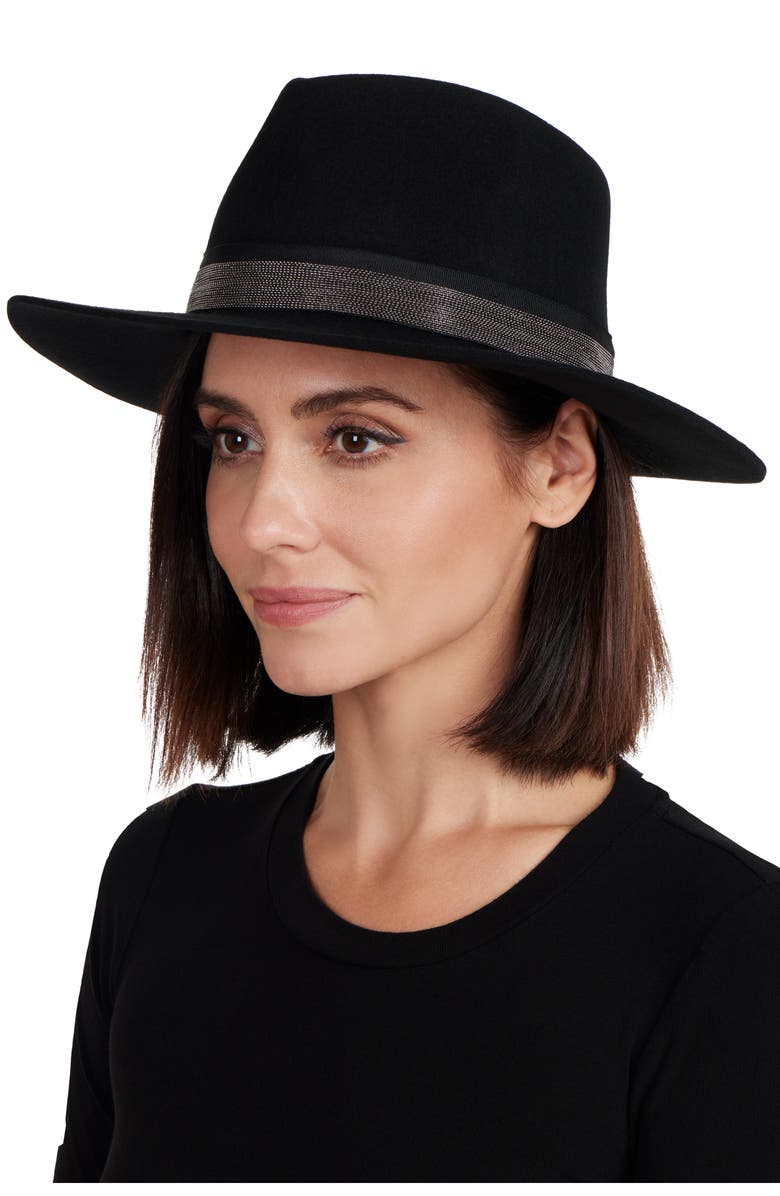 Bruno Magli Wool Fedora, Alternate, color,