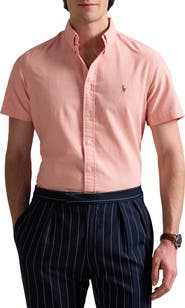 Polo Ralph Lauren Classic Fit Short Sleeve Button-Down Oxford Shirt