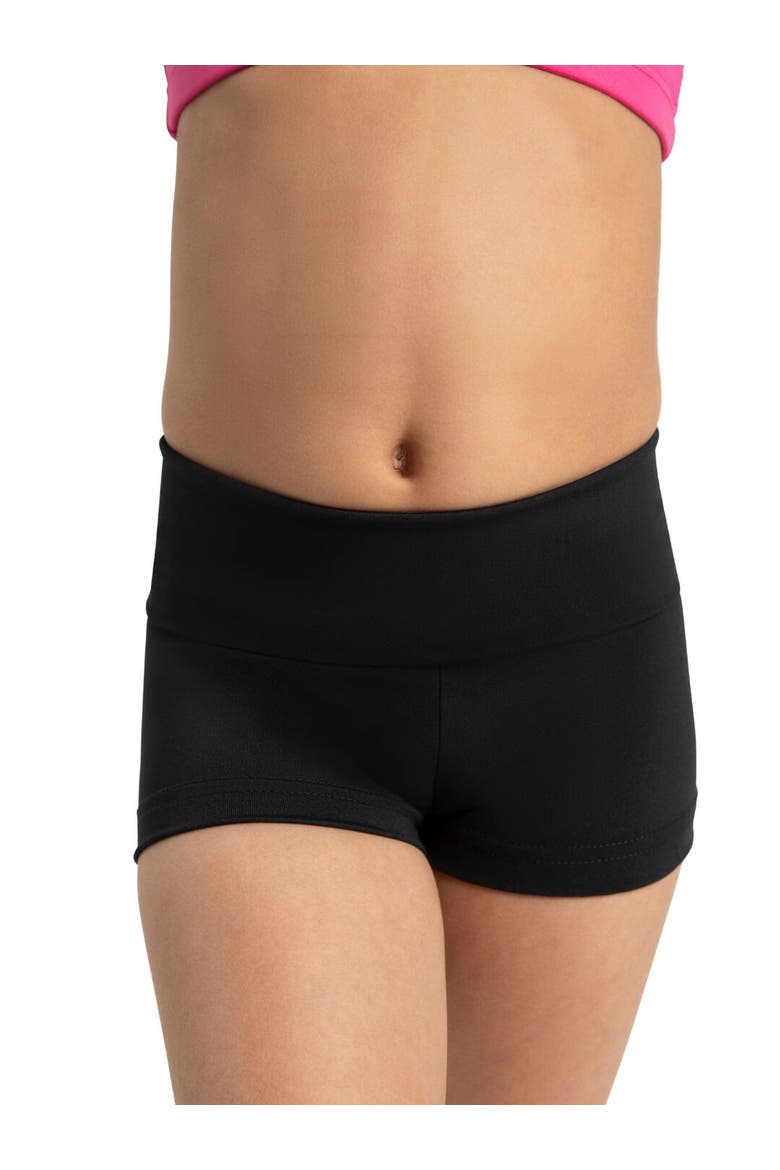 Team Basics Fold-Over Boyshort, Main, color, black