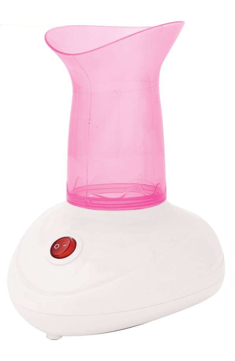 DANIELLE Pink Facial Steamer, Main, color,