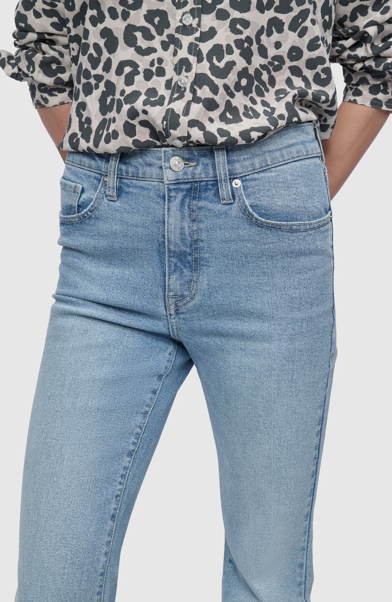 DKNY Jeans High Waist Flare Jeans, Alternate, color, Reade