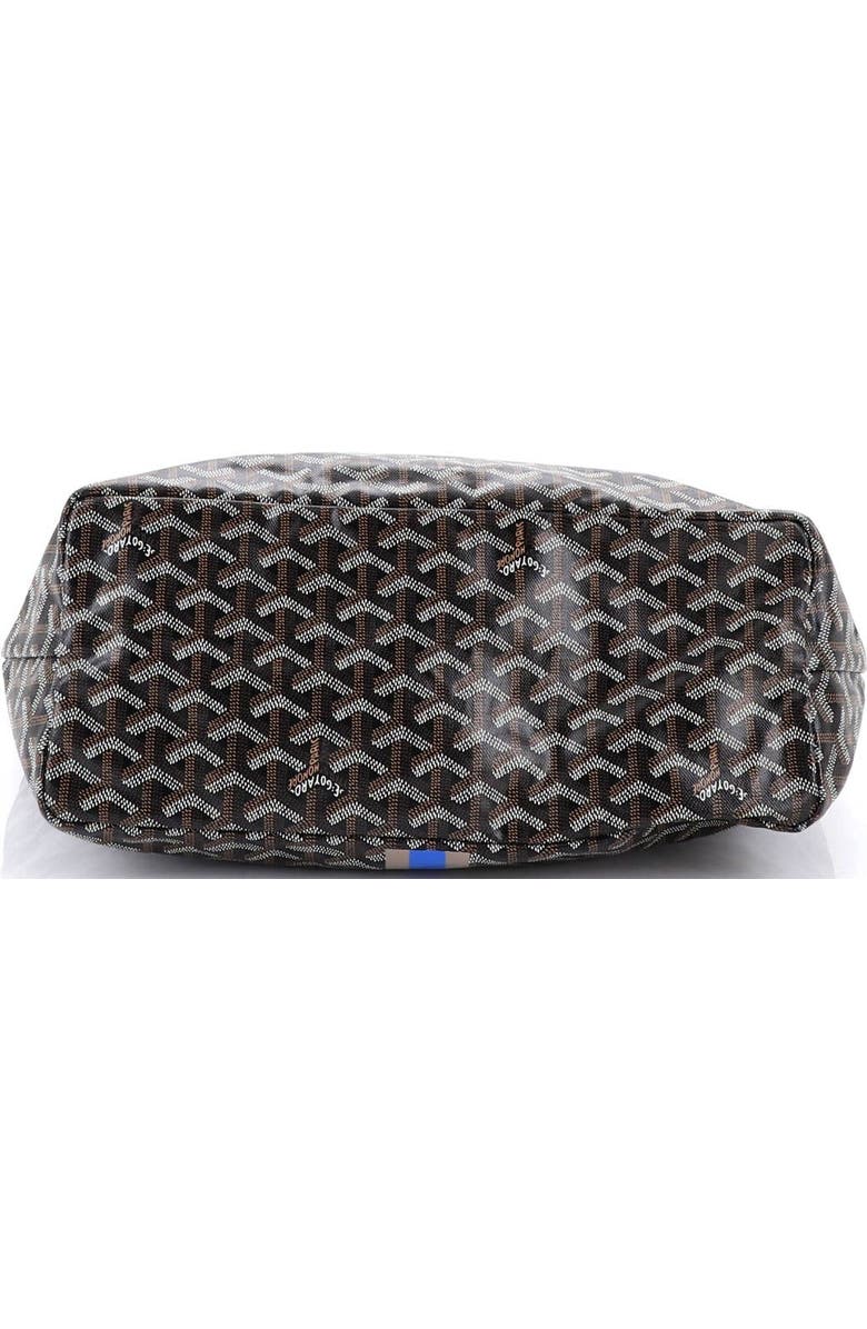 Pre-Owned Goyard Saint Louis Tote Printed Coated Canvas PM, Alternate, color, Black