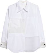 Jason Wu Collection Collage Zip-Up Shirt