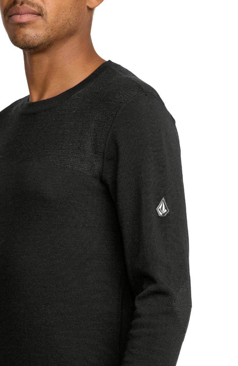 Volcom Engineered Crew Neck Merino Wool T-Shirt, Alternate, color, 