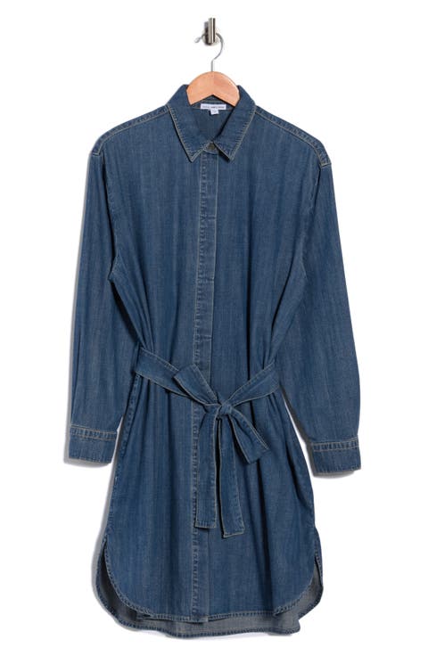 Long Sleeve Denim Shirtdress