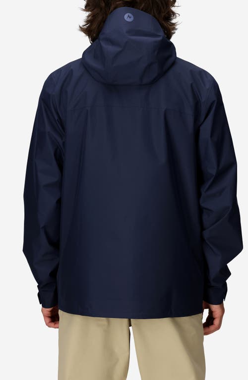 Marmot Minimalist Pertex® Waterproof Hooded Jacket In Arctic Navy