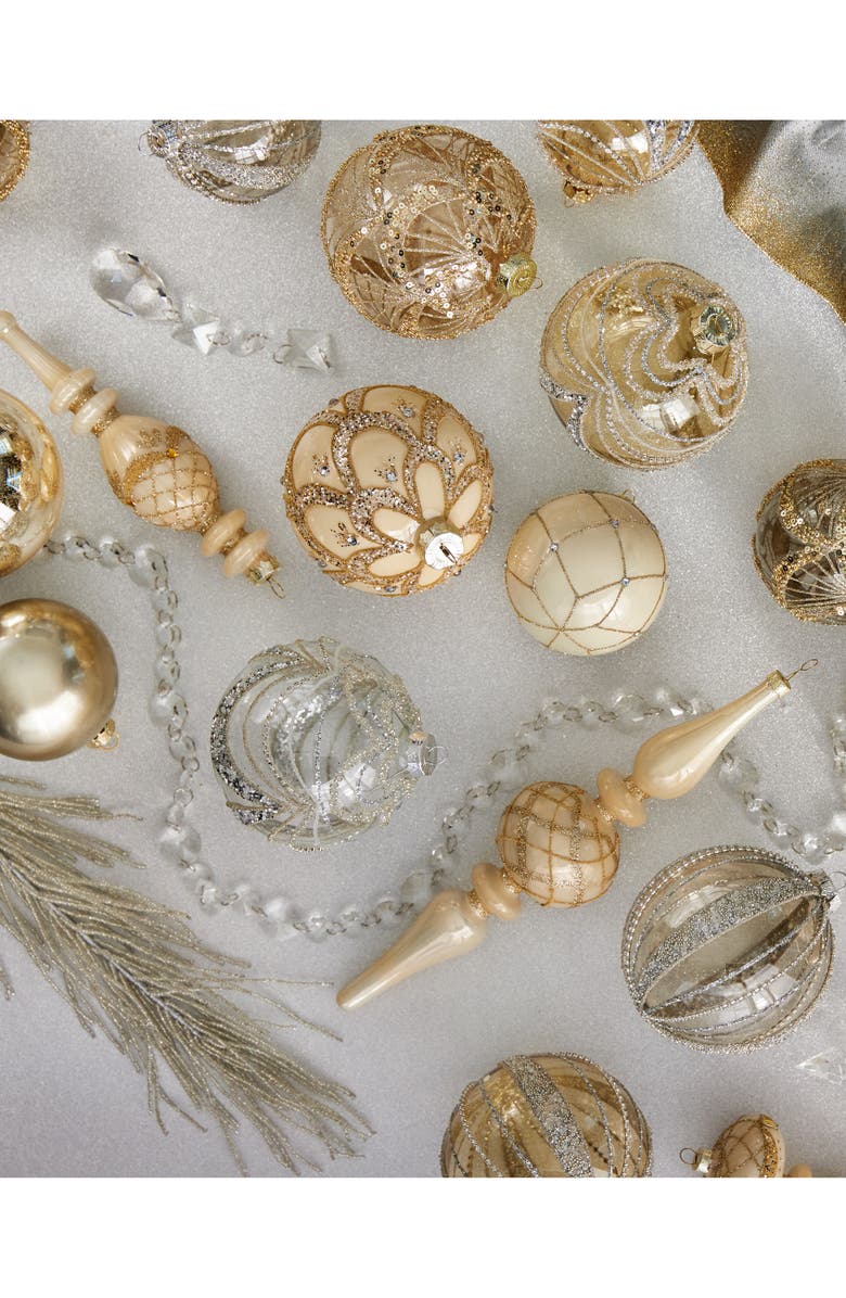 Balsam Hill Assorted Set of 35 Roaring '20s Ornaments, Alternate, color, 