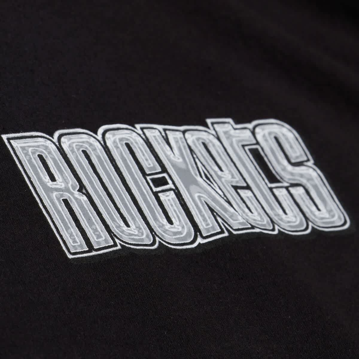 Mitchell & Ness Men's Mitchell & Ness Black Houston Rockets Chrome ...