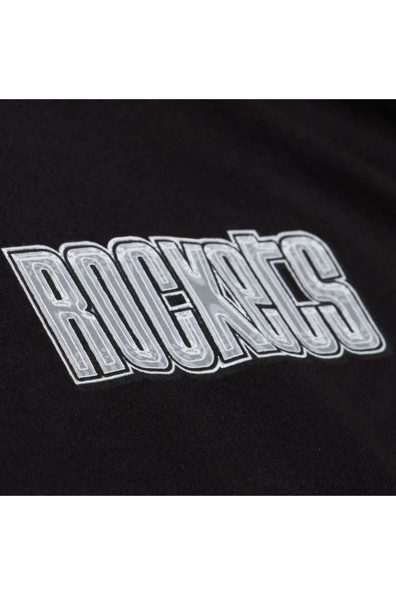 Men's Mitchell & Ness Black Houston Rockets Chrome Heritage T-Shirt, Alternate, color, Black
