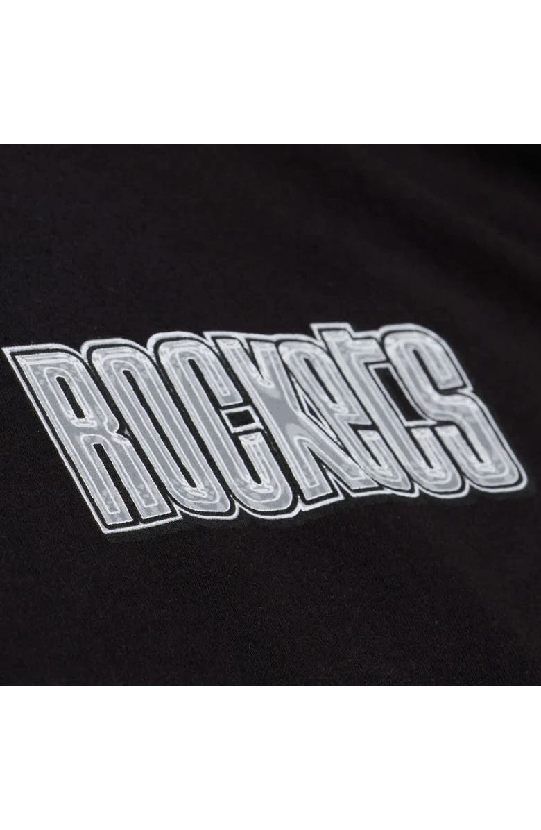 Mitchell & Ness Men's Mitchell & Ness Black Houston Rockets Chrome Heritage T-Shirt, Alternate, color, Black