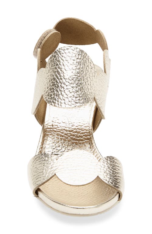 Pedro Garcia Winslet Slingback Sandal In Metallic