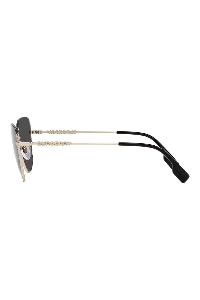 Harper 58mm Cat Eye Sunglasses, Alternate, color, DARK GREY