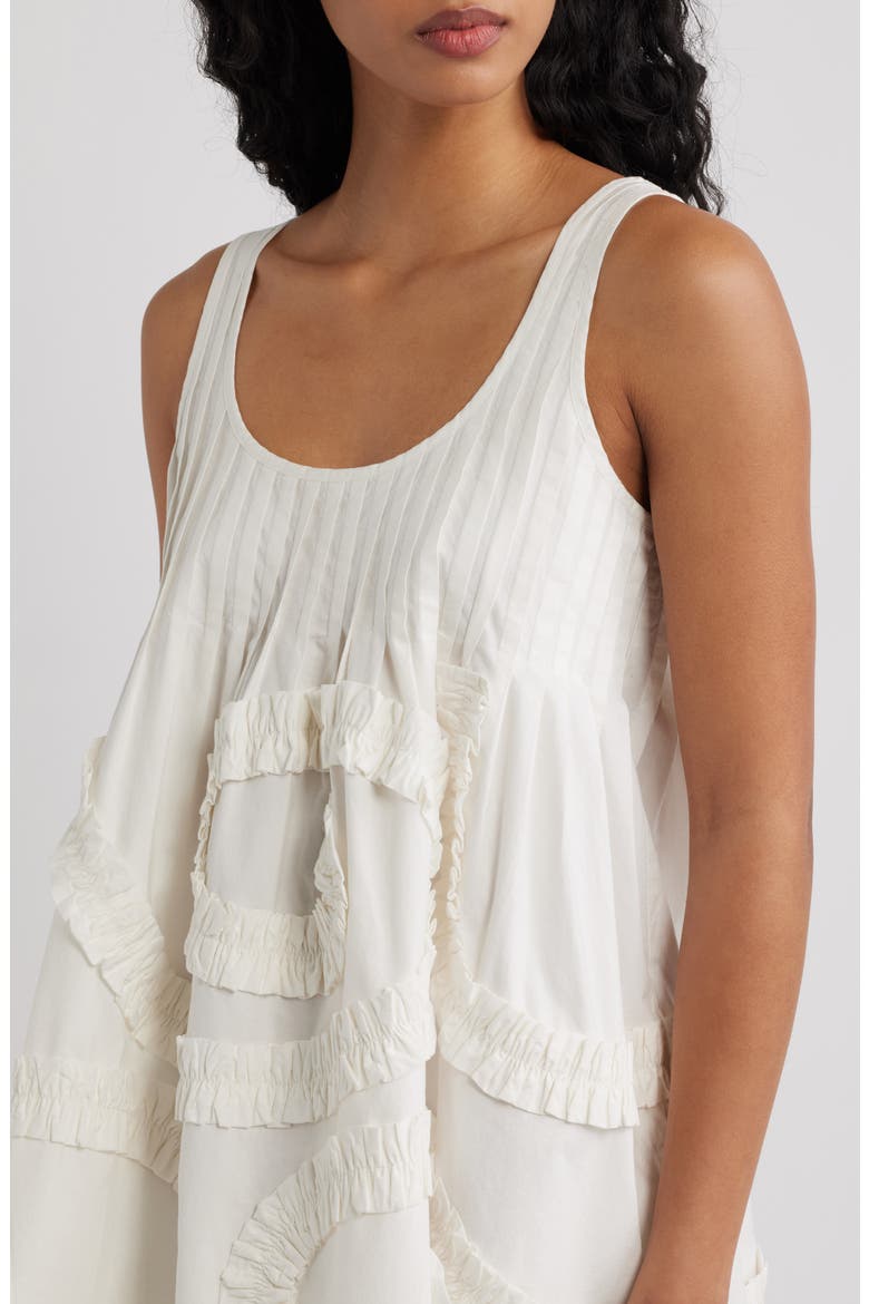Stella Minidress, Alternate, color, WHITE