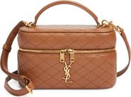 Saint Laurent Mini Gaby Quilted Leather Vanity Case