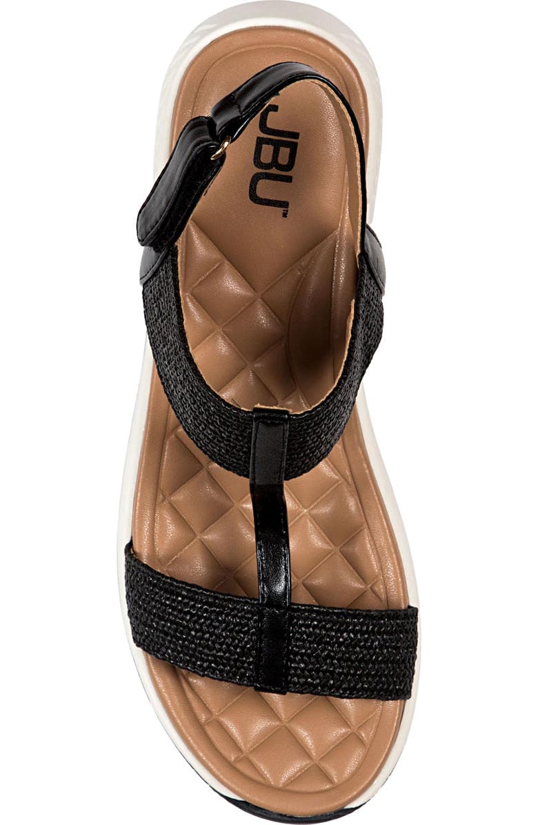 JBU Claire T-Strap Wedge Sandal, Alternate, color,