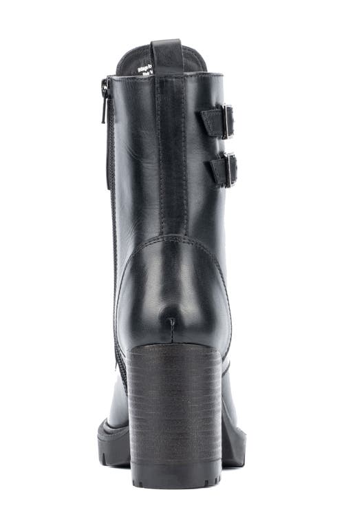 Vintage Foundry Elizabeth Lug Heel Boot In Black