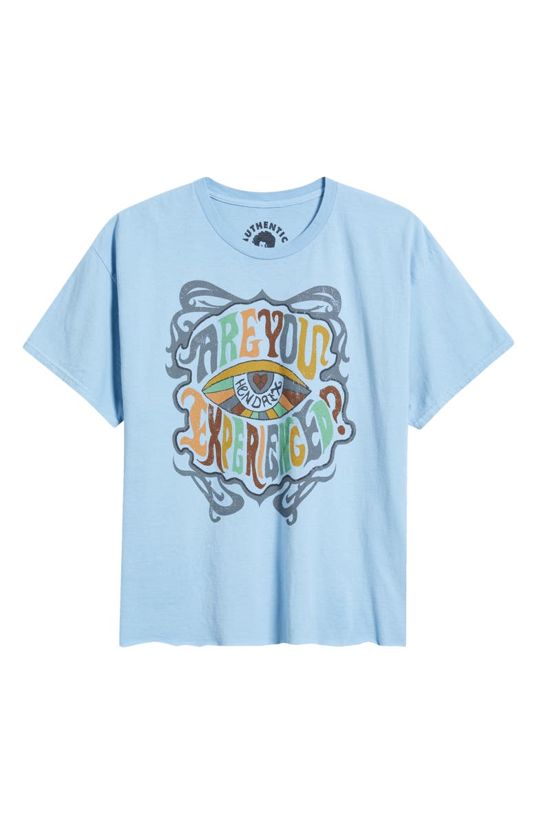 Merch Traffic Jimi Hendrix Are You Experienced Crop Graphic T-Shirt, Alternate, color, 