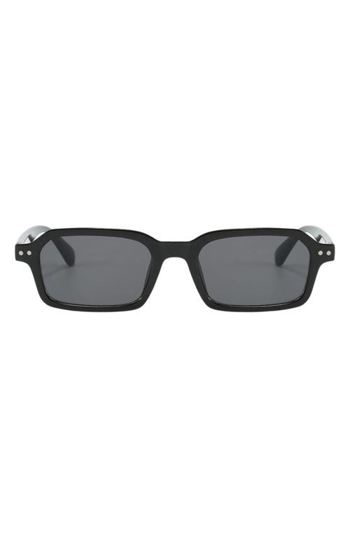 Fifth & Ninth Cali 49mm Polarized Aviator Sunglasses In Black