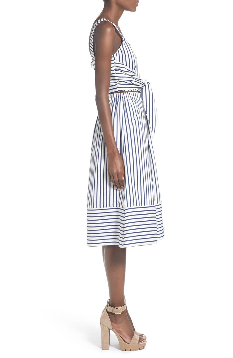 J.O.A. Cotton Poplin Stripe Tank, Alternate, color, 