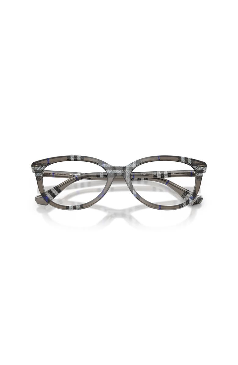 Burberry 54mm Cat Eye optical glasses, Alternate, color, Grey