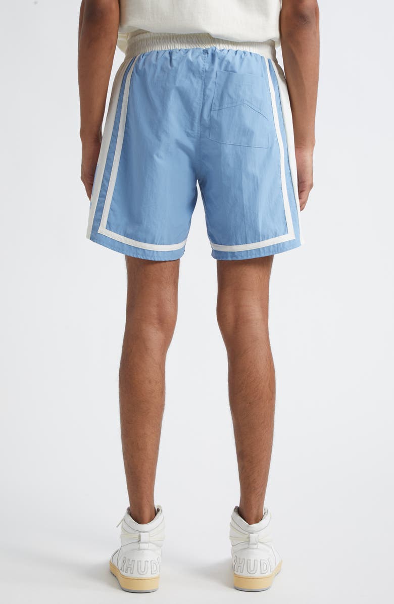 Rhude Moonlight Nylon Track Shorts, Alternate, color, 