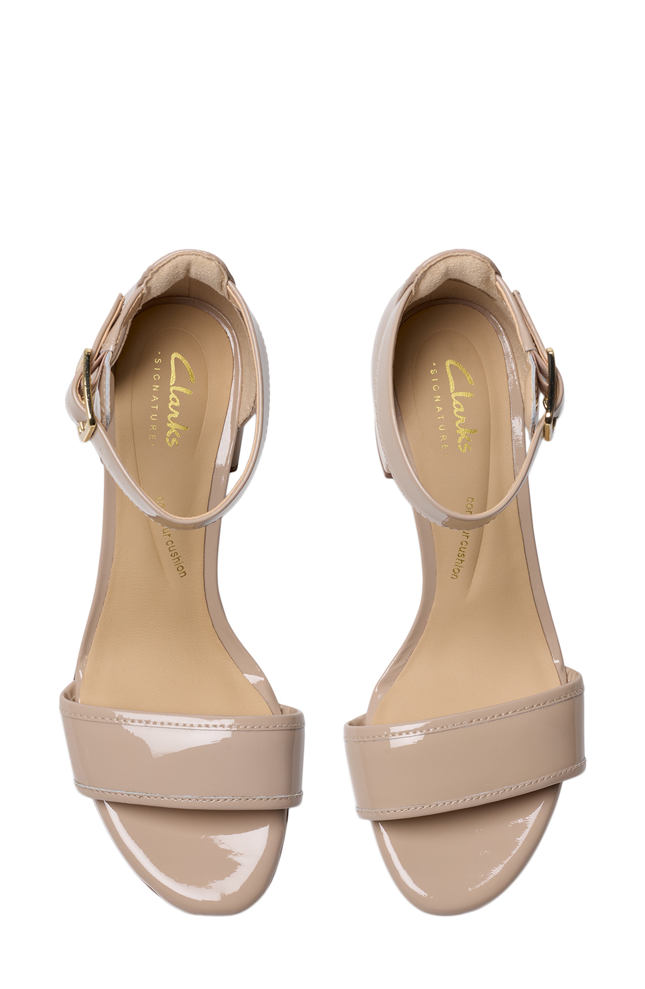 Ezoria Mae Ankle Strap Sandal, Alternate, color, SAND PATENT