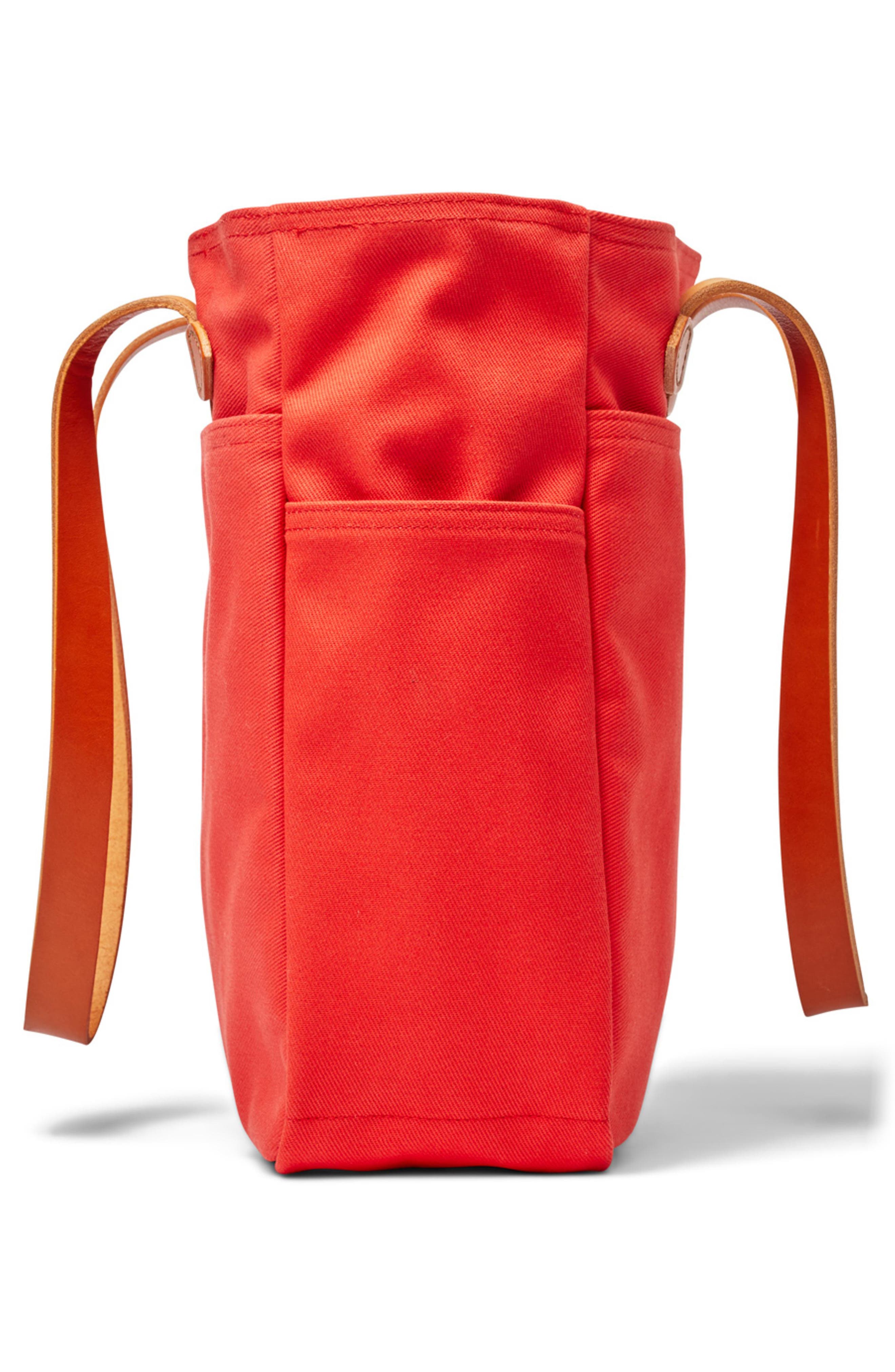 Rugged Twill Tote Bag, Alternate, color, MACK RED