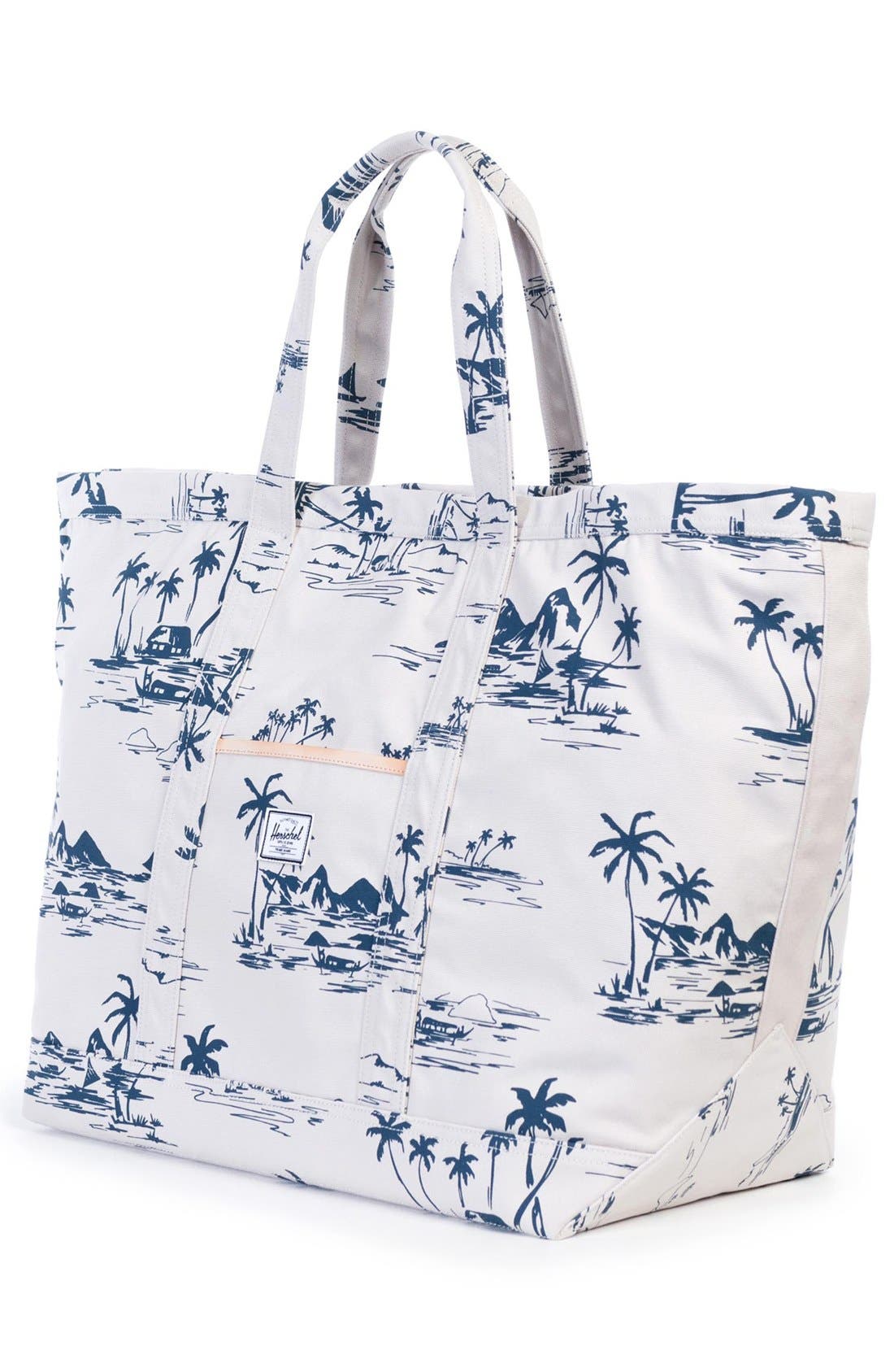 'Bamfield' Tote Bag, Alternate, color, SUN UP
