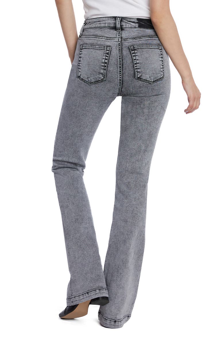 Rosa Flare Jeans, Alternate, color, GREY WASH