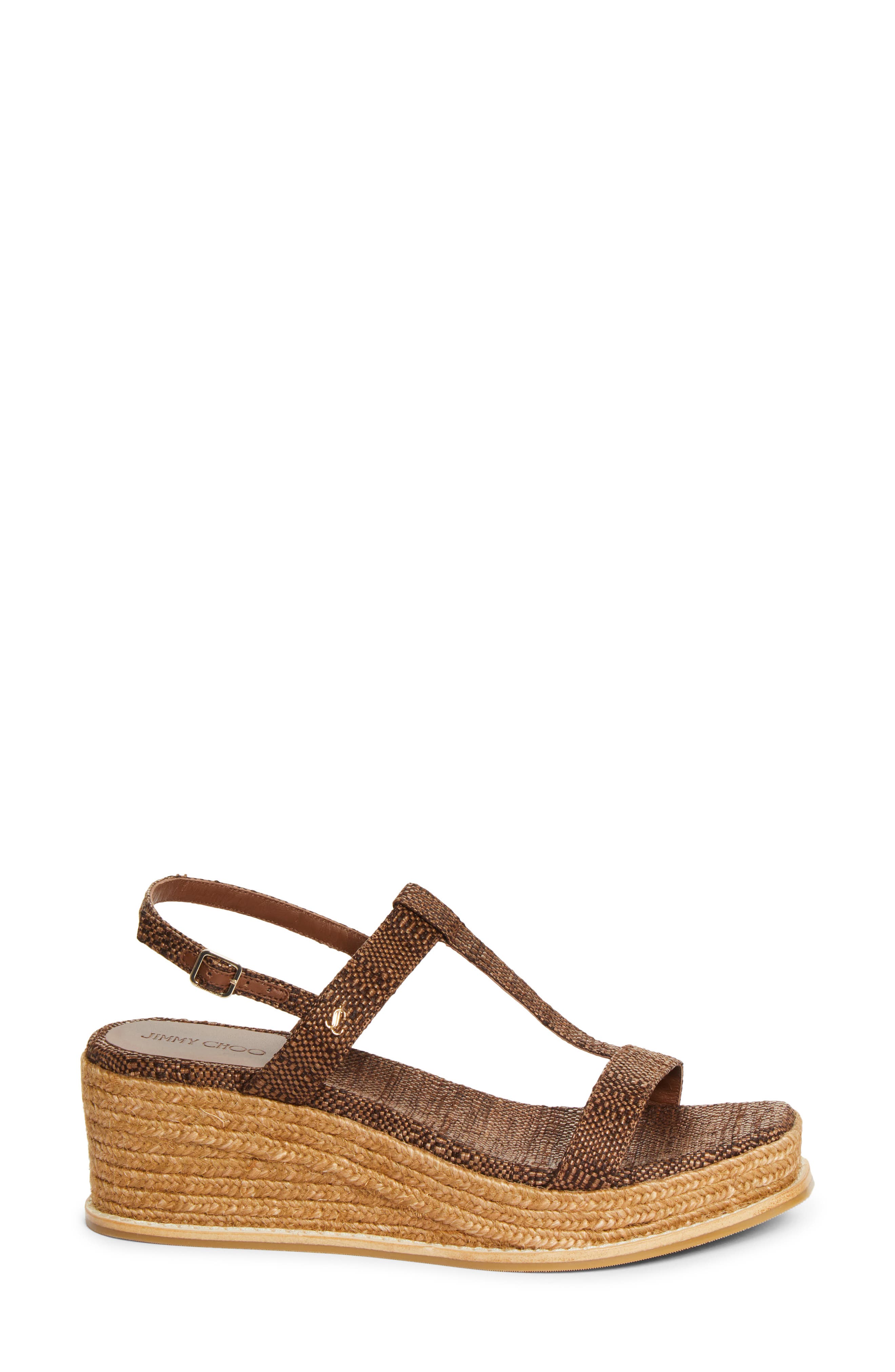 Theia Wedge Sandal, Alternate, color, TAN