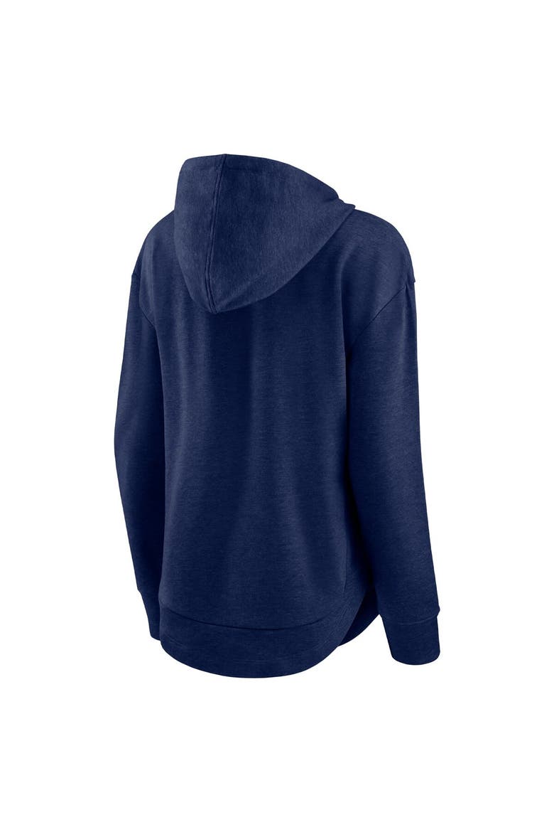 Women's Fanatics Branded Heather Navy Sporting Kansas City Lineup Pullover Hoodie, Alternate, color, Navy