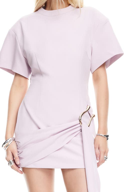 Lioness Martini Mini Dress Lavender Fog In Pink