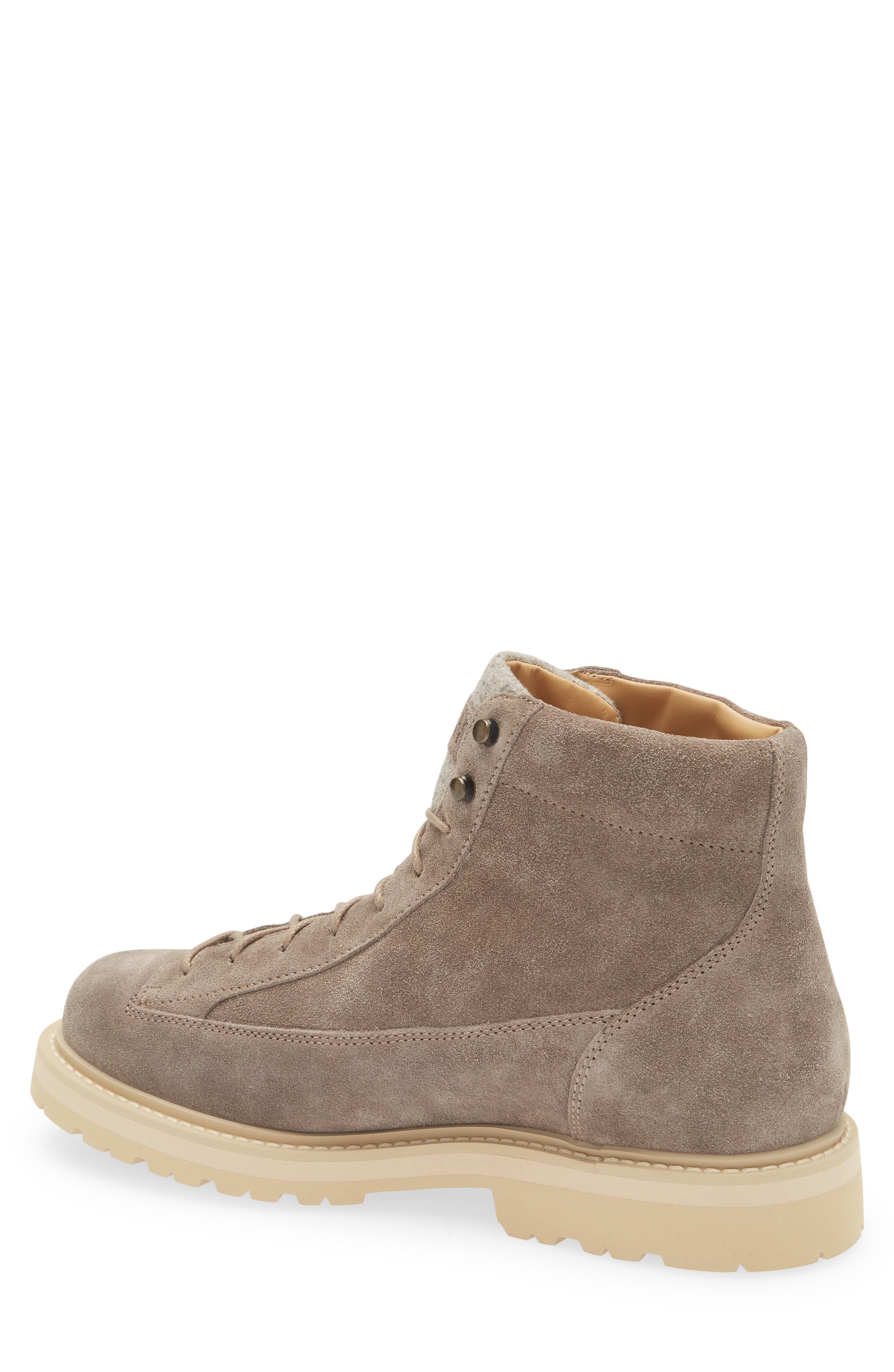 Brunello Cucinelli Lace-Up Boot, Alternate, color, Cdj30 Dove