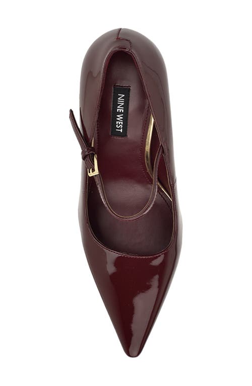 Nine West Jinnie Pointed Toe Pump In Red