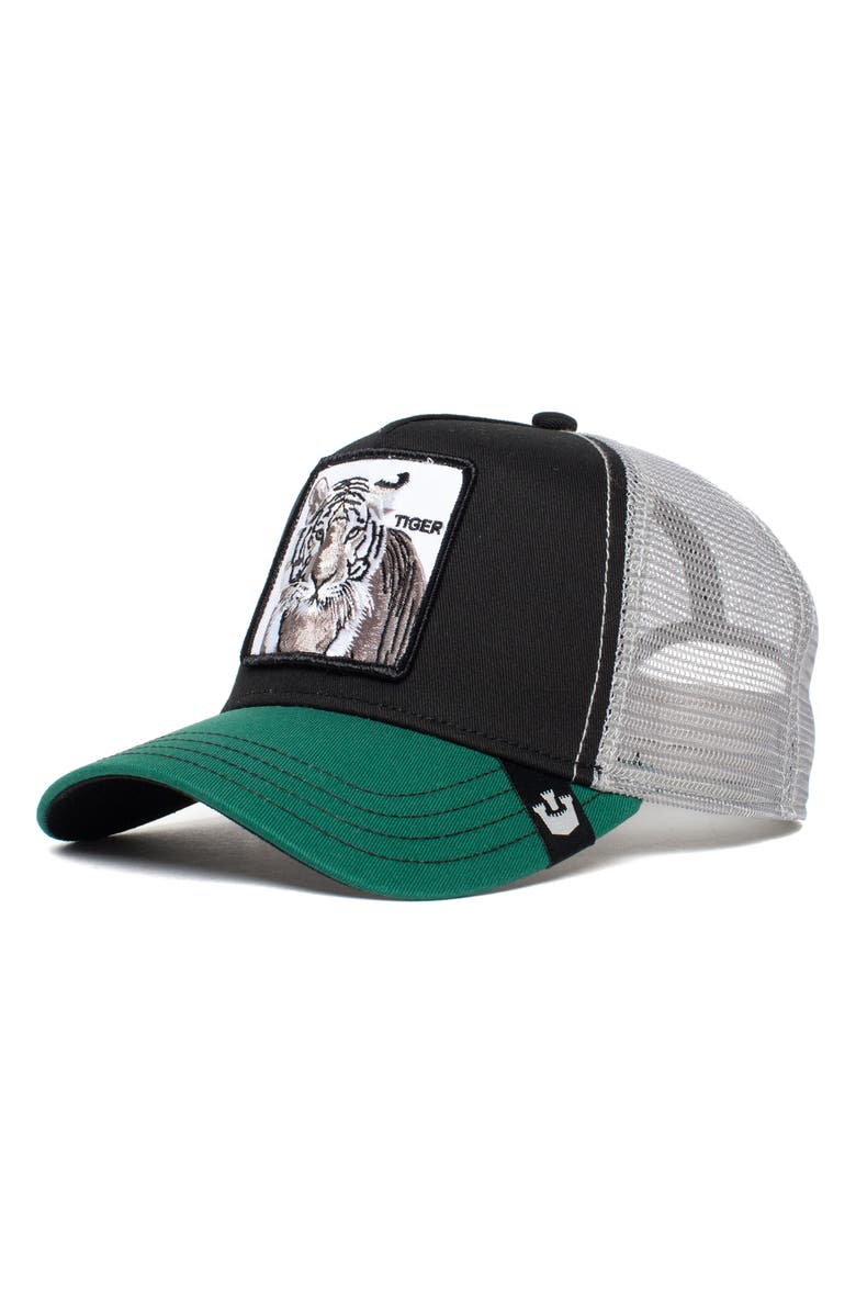 Goorin Bros. The White Tiger Trucker Hat, Alternate, color, Grey