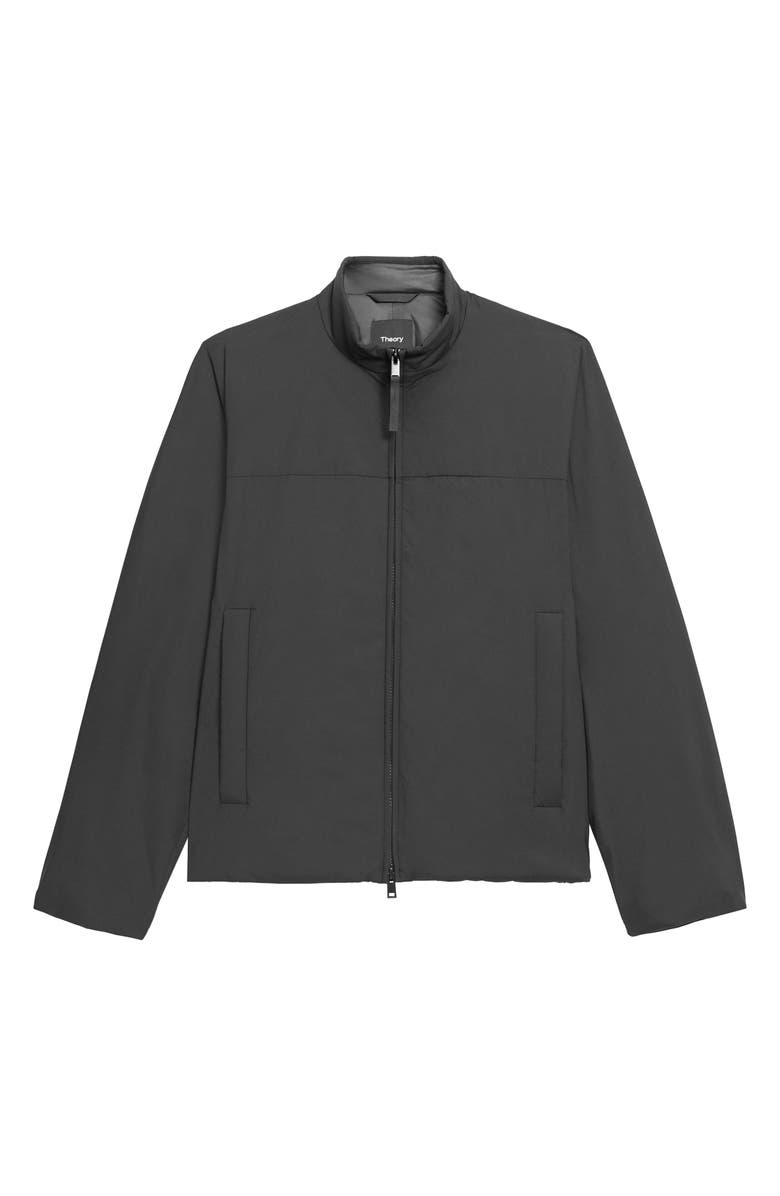 Theory Lightweight Zip-Up Jacket, Alternate, color, Black