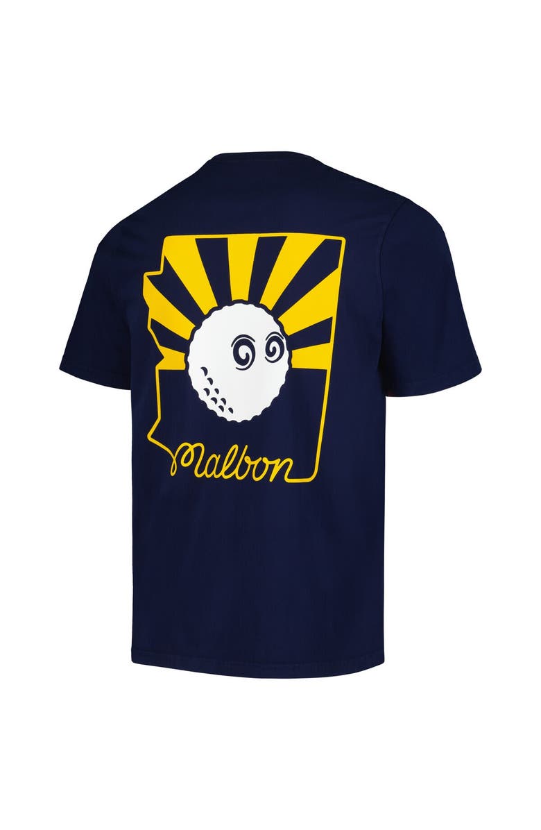 Malbon Golf Men's Malbon Golf Navy WM Phoenix Open 'Zona Buckets T-Shirt, Alternate, color, 