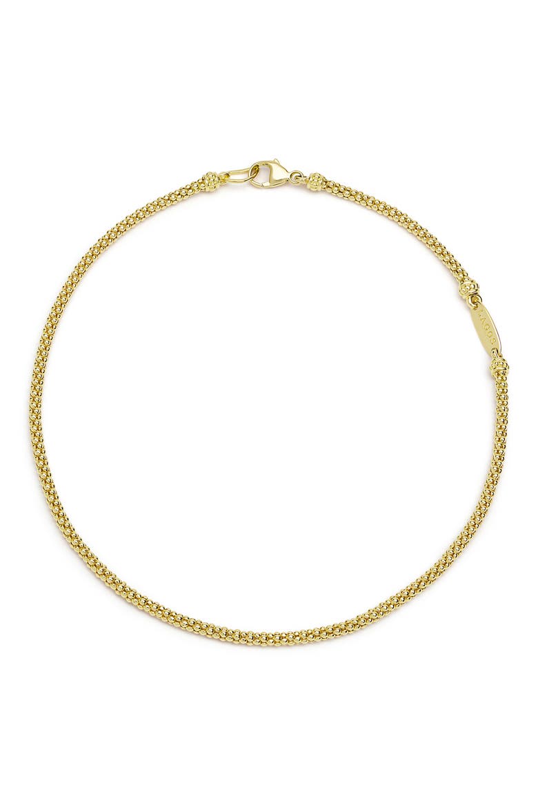 Men's Anthem Signature Caviar Rope Bracelet, Alternate, color, GOLD