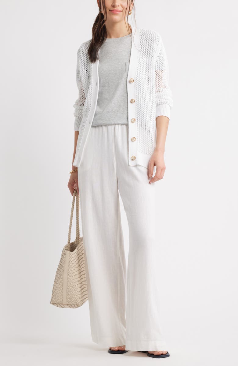 Caslon<sup>®</sup> Cotton & Modal T-Shirt, Alternate, color, Grey Heather